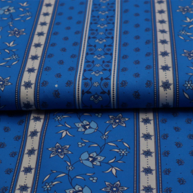 Bavlnená látka Španielsky vzor modrý 150cm