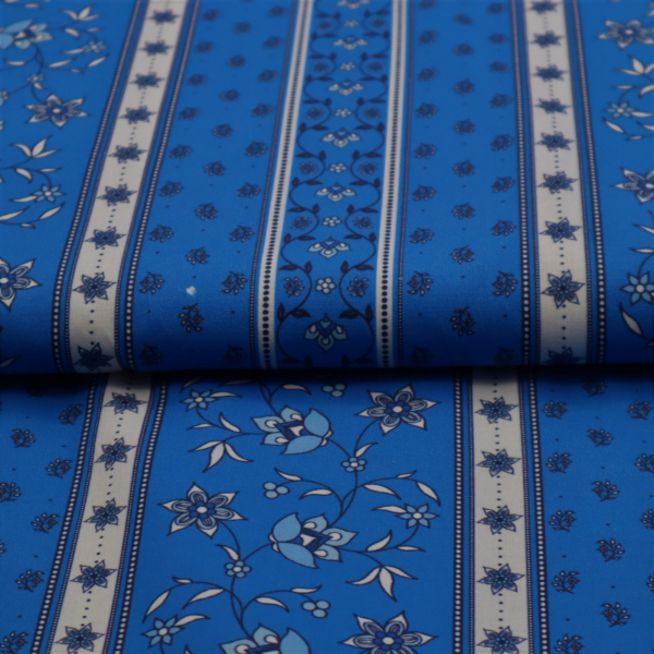 Bavlnená látka Španielsky vzor modrý 150cm