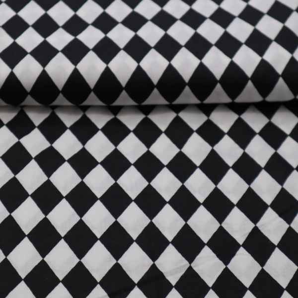 Bavlnená látka kosoštvorce 160cm