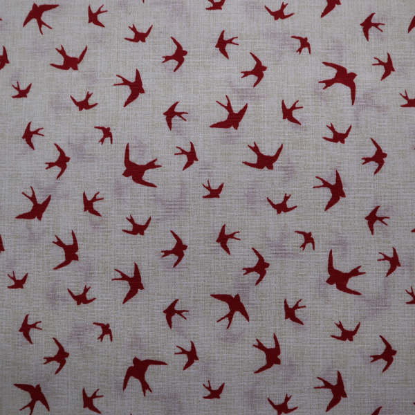 Dekoračná látka Loneta Vtáčiky