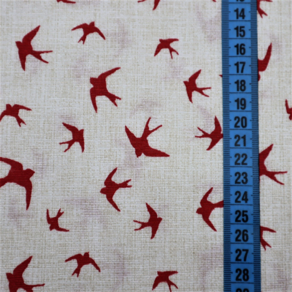 Dekoračná látka Loneta Vtáčiky