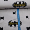Bavlnený úplet Batman na sivom 