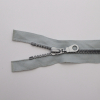 Zips kosticový sivý deliteľný 5mm, dĺžka 75cm