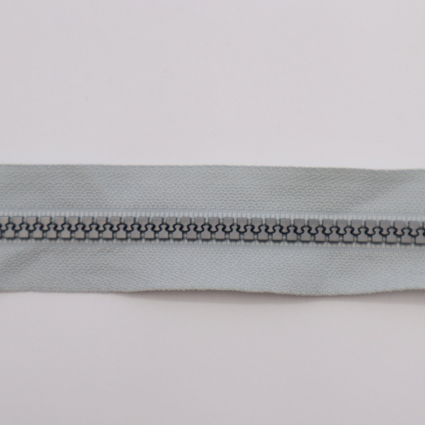 Zips kosticový sivý deliteľný 5mm, dĺžka 75cm