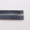 Zips kosticový tmavosivý deliteľný 5mm, dĺžka 75cm
