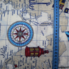 Dekoračná látka Loneta Mapa 