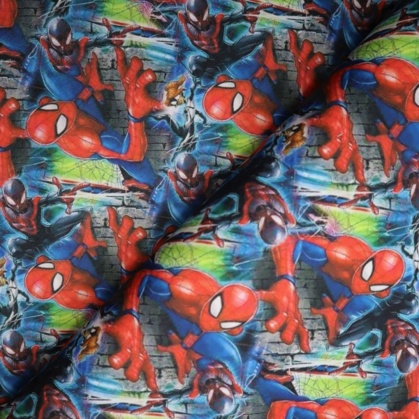 Tenšia nepočesaná teplákovina Spiderman 