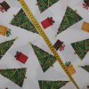 Vianočná bavlnená látka 150cm - vianočné stromčeky