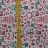 Vianočná bavlnená látka 160cm - symbolika