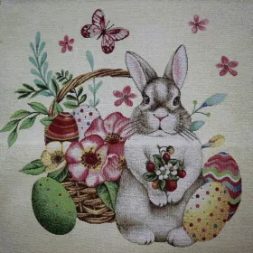 Gobelín panel - veľkonočný králiček
