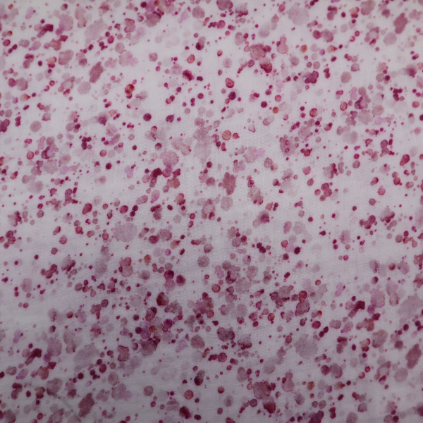 Dvojitá gázovina Mušelín - Small stains fuchsia