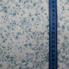 Dvojitá gázovina Mušelín - Small stains dusty blue
