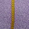 Bavlnená látka 150cm lístky na fialovej