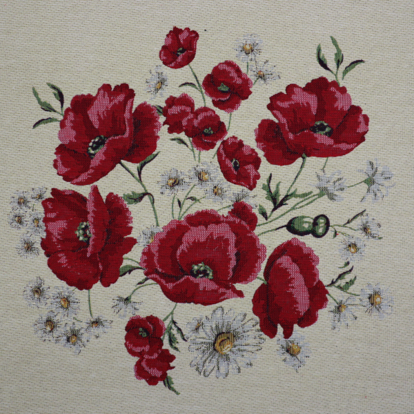 Gobelín panel vlčie maky 45x45cm