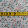 Bavlnená látka 150cm modroružové kvietky
