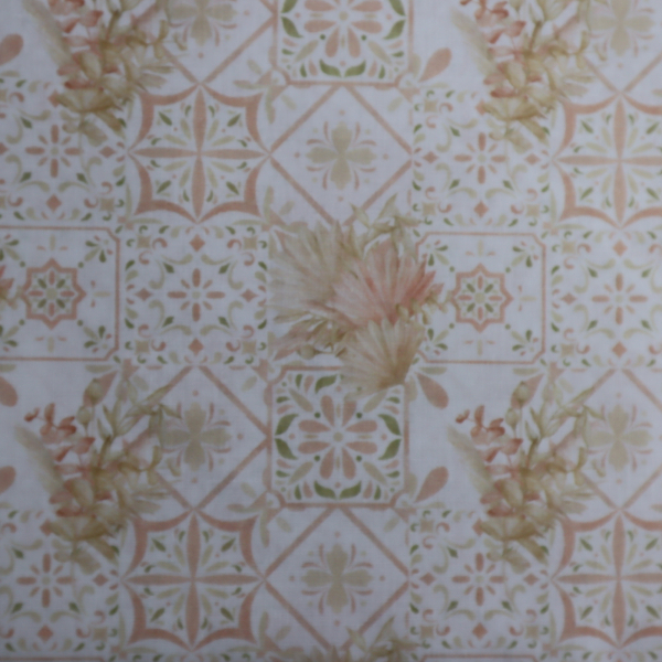 Bavlnená látka 150cm kvietky a ornamenty