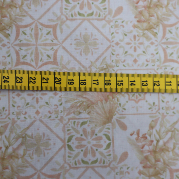 Bavlnená látka 150cm kvietky a ornamenty