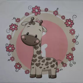 Bavlna panel žirafa 75x90cm