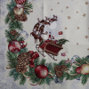 Gobelín panel - vianočný obrus Santa 140x140cm