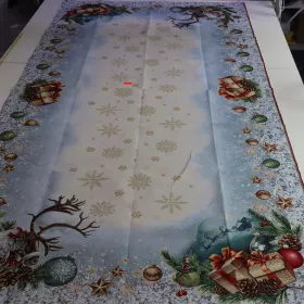 Gobelín panel - vianočný obrus sob 140x300cm