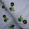 Cuddle fleece double modrý traktor