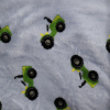 Cuddle fleece double modrý traktor