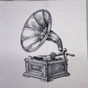 Gobelín panel - gramofón 70x55cm