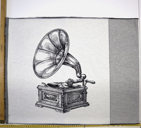 Gobelín panel - gramofón 70x55cm