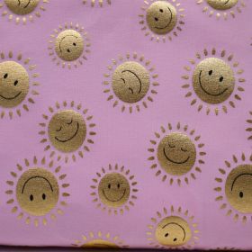 Bavlnený úplet Sunny Old Pink