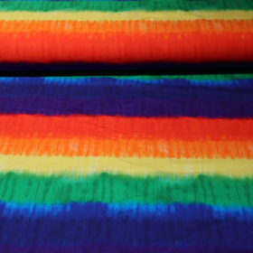 Nepočesaná teplákovina Digital Tie&Dye Rainbow