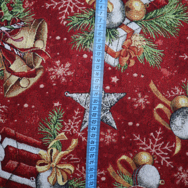 Vianočná dekoračná látka GOBELIN vianočný darček