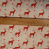 Vianočná bavlnená látka 150cm jelene