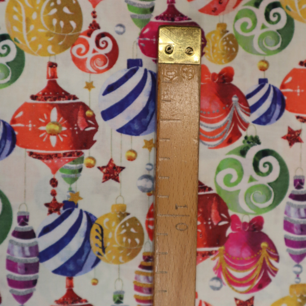 Vianočná bavlnená látka 150cm vianočné ozdoby