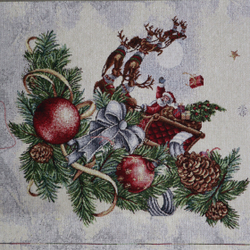 Gobelín panel - vianočný obrus Santa 140x300cm