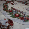 Gobelín panel - vianočný obrus Santa 160x160m