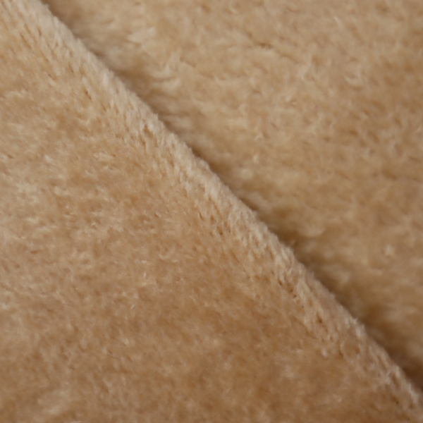 Flanel fleece karamelová