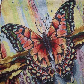 Gobelín panel motýľ 45x45cm