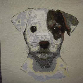 Gobelín panel - jack russel terrier art 45x45cm