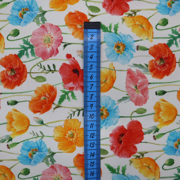 Bavlnený úplet farebné maky