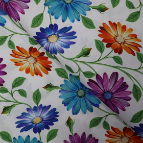 Kočárkovina digitálna potlač potiahnutá PVC-F Echynacea