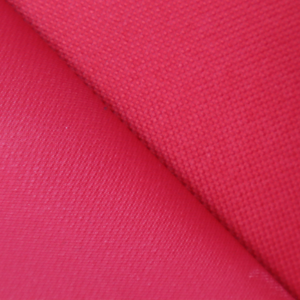 Kočárkovina hrubšia, pogumovaná, potiahnutá PVC-F červená