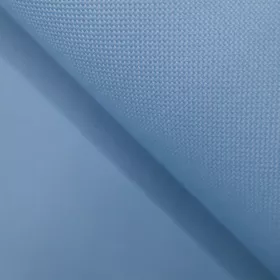 Kočárkovina hrubšia, pogumovaná, potiahnutá PVC-F nebesky modrá
