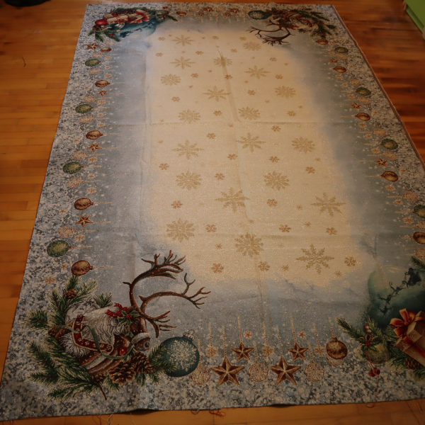Gobelín panel s lurexom - obrus sob 155x240cm