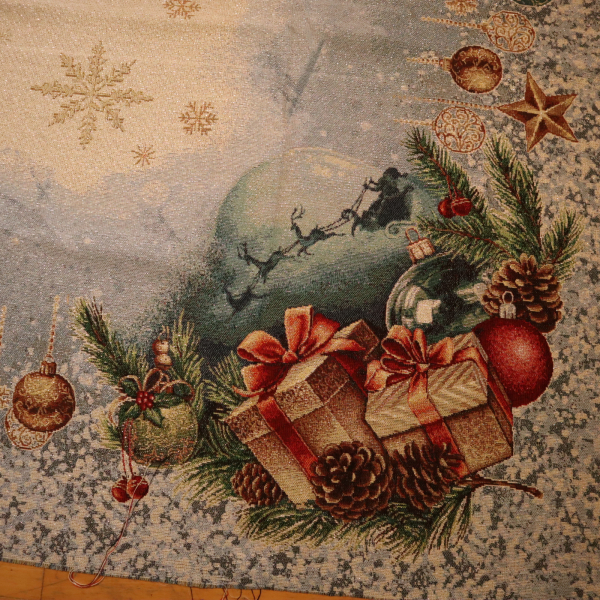 Gobelín panel s lurexom - obrus sob 155x240cm