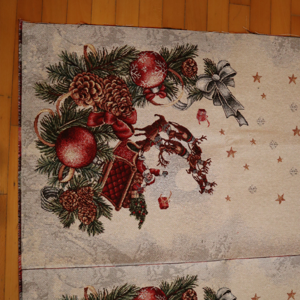 Gobelín panel - vianočný obrus Santa 160x160cm