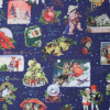 Vianočná bavlnená látka 150cm christmas joy