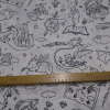 Bavlnená látka na vyfarbenie 150cm dráčik