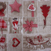 Vianočná dekoračná látka LONETA  xmas