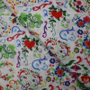 Bavlnená látka folk kvety