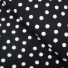 Viskóza biele bodky na čiernej